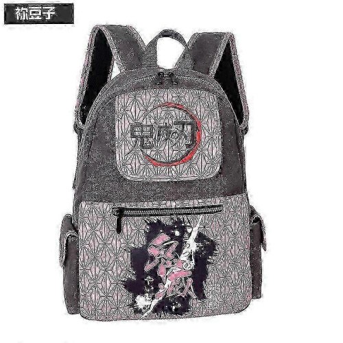 (Nezuko) Demon Slayer Backpack Canvas Backpack Student School Bag Computer Backpack P20250110519 25-26s