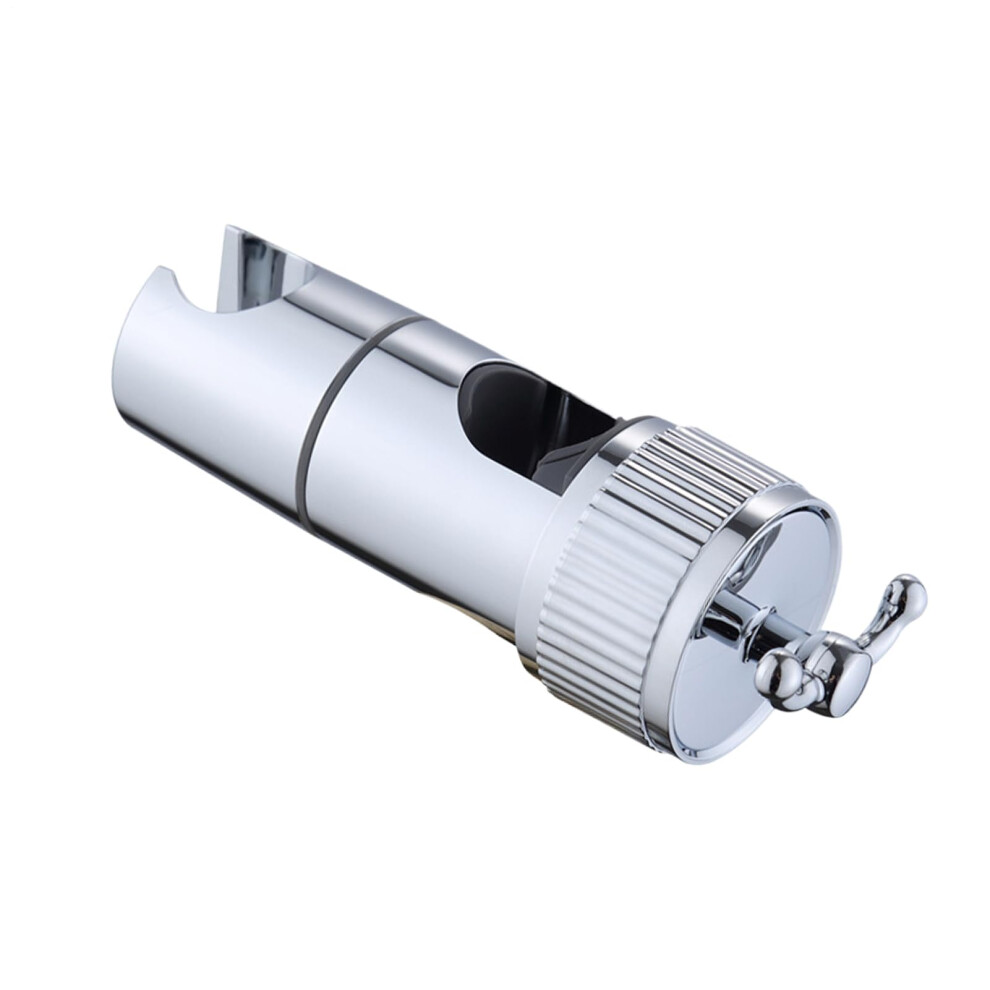 Hand Held Shower Holder No Drilling Mount For Showerhead Wand, Stable Structure, Silver Finish, Bathroom Dorm Home 9354506486266
