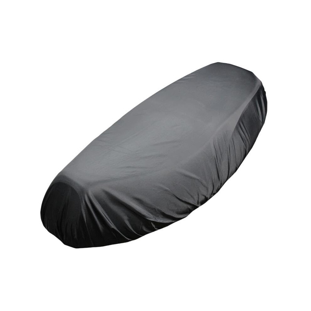 Motorcycle Seat Cover Universal Flexible Saddle Cover L 210D Ventilated Rain Seat Protector Black 9393856562053