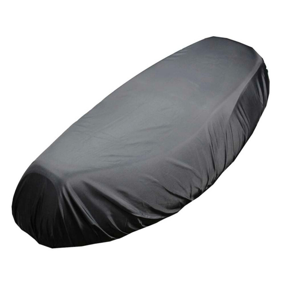Motorcycle Seat Cover 210D Oxford Cloth, Ventilated Seat Cushion, Saddle Cover, Rain Seat Protector, -Xl Black 9354506486464