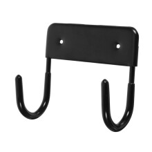 Heavy Duty Wall Mounted Ironing Board Holder Shelf With Hooks For Home Laundry Storage Steel Construction, Easy Install
