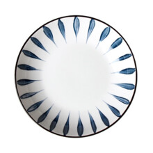 8 Inch Ceramic Dinner Plates Set Of 4 Modern Porcelain Dinnerware Microwave Safe Dishwasher Safe For Pasta