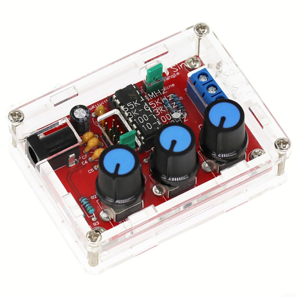 Xr2206 Diy Signal Generator Adjustable Frequency Sine Triangle Square Waves 1Hz To 1Mhz Kit 9393856562374