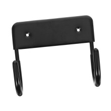 Heavy Duty Iron Board Hanger Wall Mounted Laundry Rack With Hooks for Compact Storage of Wide Ironing Boards