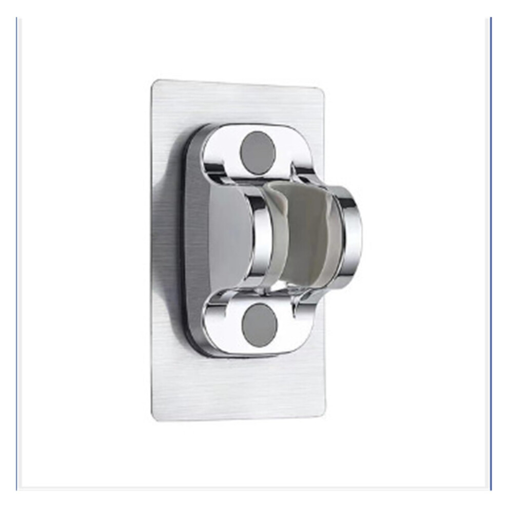 Shower Head Holder Adjustable Wall Mount Bracket Self-Adhesive For Handheld Showerhead Silver 9016109591555