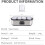 Yogurt Maker Machine 1400ml With 8 Glass Jars, LCD Display, Timer, Adjustable Temperature For Organic Probiotic Yogurt 5
