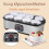 Yogurt Maker Machine 1400ml With 8 Glass Jars, LCD Display, Timer, Adjustable Temperature For Organic Probiotic Yogurt 2