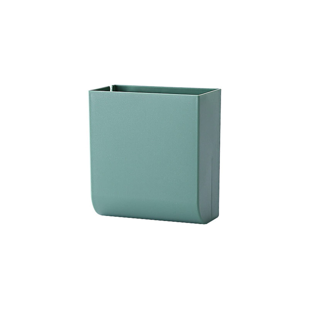Wall Mounted Phone Organizer No Drilling Self Adhesive Mobile Charging Station Remote Control Holder Bedside Shelf Green 9354506487133