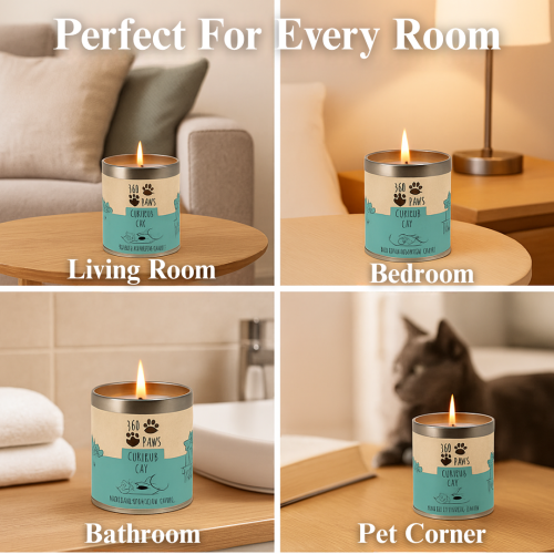 Curious Cat Odour Neutralising Candle 2