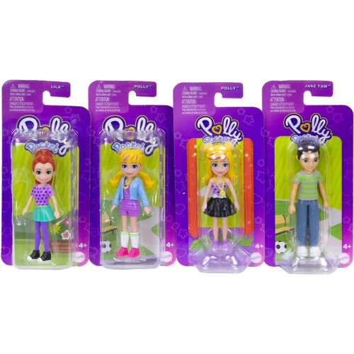 Mattel X2 Polly Pocket Dolls with Trendy Outfit Assorted 2