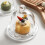 2Stk Transparenter Kuchen-Dessertteller Mit 7