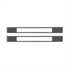 Für 15 Türschweller Kick Scuff Plate Protector Trim, Schwarz