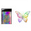 100Pcs Holographic Glitter Butterfly Stickers,Decorative Decals 1
