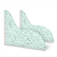 2 Pcs Shower Corner Water Guard, for Bathtub with Self-Adhesive