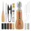 Sewing Awl Kit,Straight Bent Needles Rolls Waxed Threads Screwdriver 1
