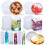 8Pcs Silicone Epoxy Resin Casting Art Molds Include Round, Square 1