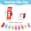 400 Pcs Sewing Multipurpose Sewing Clips for Sewing Assorted Colors 8