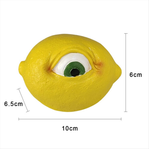 Die Allsehende Frucht Harzstatue mit Augen Statue Desktop Decor-A