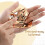 1200 Sheets Sheets for Arts Decoration Handcrafts Nails 10