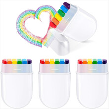 Gesichts- und Körperbemalungsset, Regenbogen-Make-up-Stift für Feiern C
