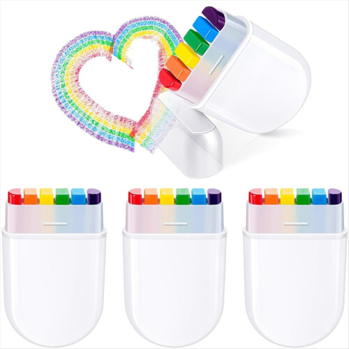 Face Body Paint Kit Rainbow Makeup Stick for Celebrations C