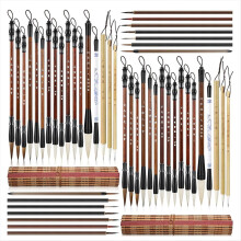48pc Chinese calligraphy brush set watercolor brush bulk