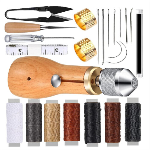 Convenient DIY Leather Product Making Sewing Kit Sewing Awl