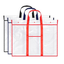 3er-Pack große Poster-Aufbewahrungstasche, Bulletin-Board-Halter, Kunst-PVC-Ordner