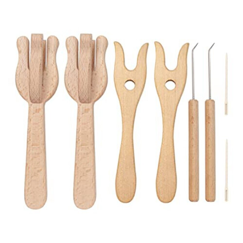 Portable Knitting Fork and Needle Kit, Lucet Fork Crochet
