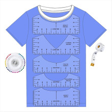 T-Shirt-Lineal-Anleitung zur Vinyl-Ausrichtung, T-Shirt-Lineale