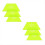 6Pcs Half Hexagon Quilting Template Acrylic Quilting Template Ruler 1