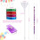 2Pcs Beading Funnel-Clay Beads Bracelet Making Kit 9