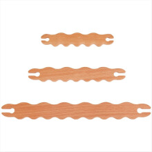 3 Pcs Wooden Weaving Tool Wavy Stick DIY Weaving Tool