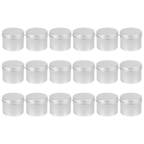 18 Piece 4 Oz,Candle Containers for DIY Candle Making,Handmade Tools