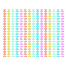 50 Stück Kunststoff-Spiralbindespulen, 1/2 Zoll Durchmesser, 30 Ringe