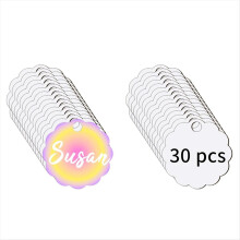 30PCS Sublimation Hartfaserplatten Namensschilder Rohlinge für, 40 OZ