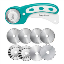 45mm Rotary Cutter for Fabric with 8Pcs Rotary Blades