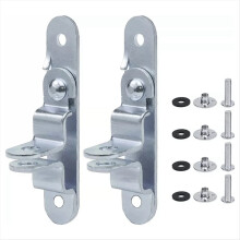 2Pcs Cargo Trailer Tür Haspe Keeper Lock Griff Geschlossenen Auto Hauler
