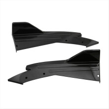 48cm Heckstoßstangenschutz Canards Splitter Seitenschweller Schwarz