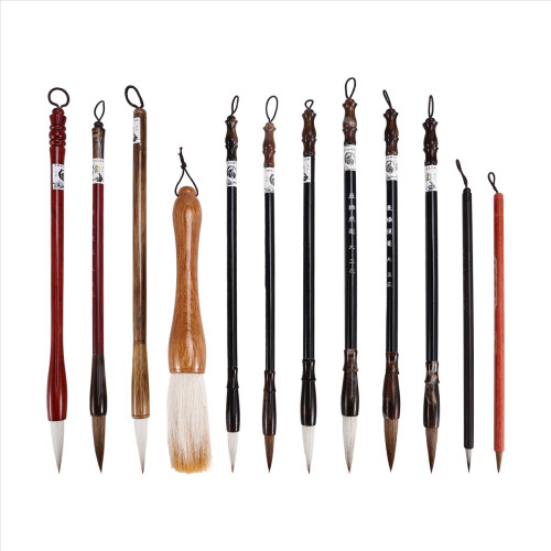 12 PCS Chinese Calligraphy Brush Set