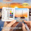 Tragbare Palette, Farbpalette, Mini-Aquarell-Skizzenbuch, DA 8