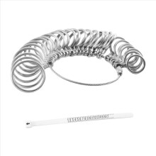 0-13 Ringgrößenmesser Messwerkzeug Ringmaße Fingergrößenmesser & Dorn