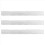3 Pieces 8.4 Inches Metal Irregular Edges Ruler for Card Making Tools 1