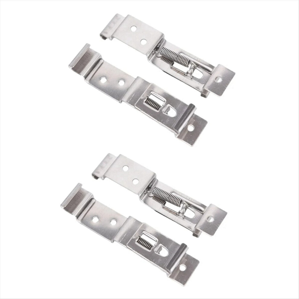 4-Piece Trailer License Plate Holder Clips 4711636362009