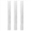 3 Pieces 8.4 Inches Metal Irregular Edges Ruler for Card Making Tools 9