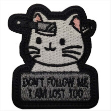 Katzen-Stickerei-Aufnäher „You are Great“, Aufnäher, Motiv: Ermutigung, B