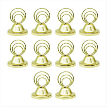 Topfdeckel-Notizhalter, Tischnummernhalter, Sitzkartenhalter (Gold)