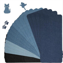 20 Stück Aufnäher zum Aufbügeln für Jeans, 27,9 x 13 cm