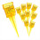 20PCS Regenmesser Wiederverwendbare Garten Wassermesser Sprinkler 8