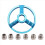 Drill Guide 5/6/7/8/9/10mm Drill Bit Hole Puncher Locator Blue 9